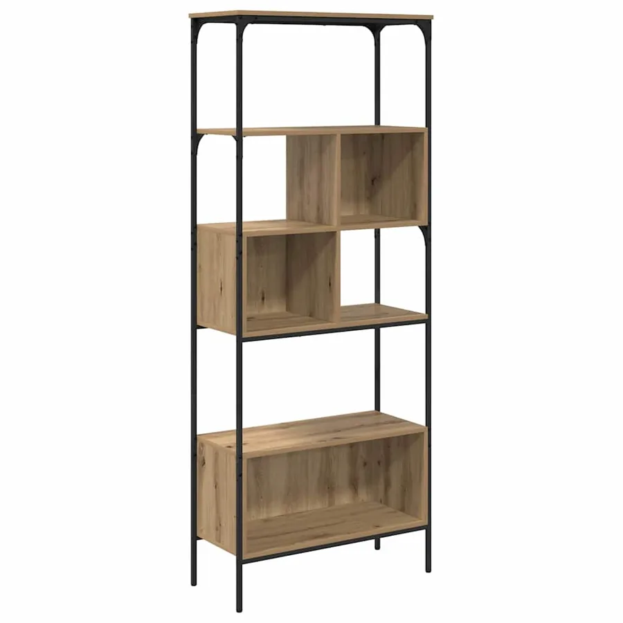 Bibliothèque 7 niveaux 76 x 33 x 188,5 cm Bois d'ingénierie - 2