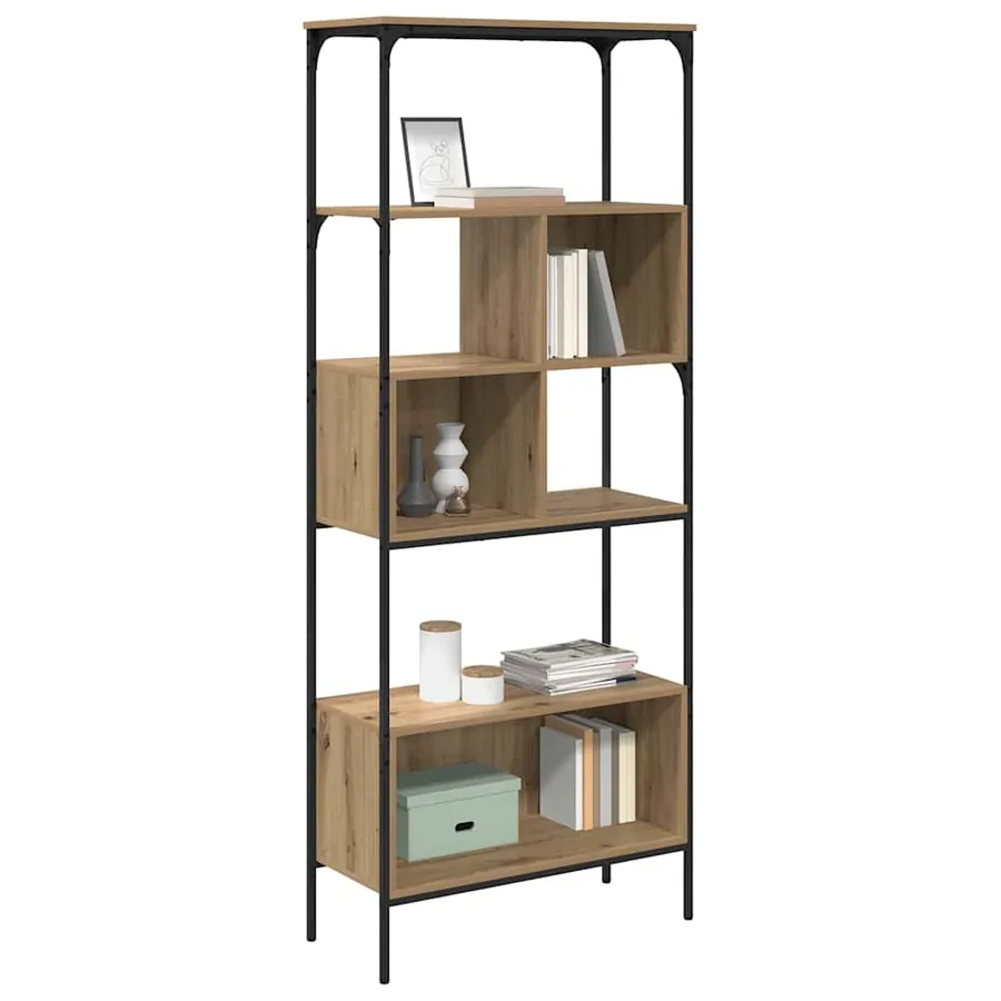 Bibliothèque 7 niveaux 76 x 33 x 188,5 cm Bois d'ingénierie - 3