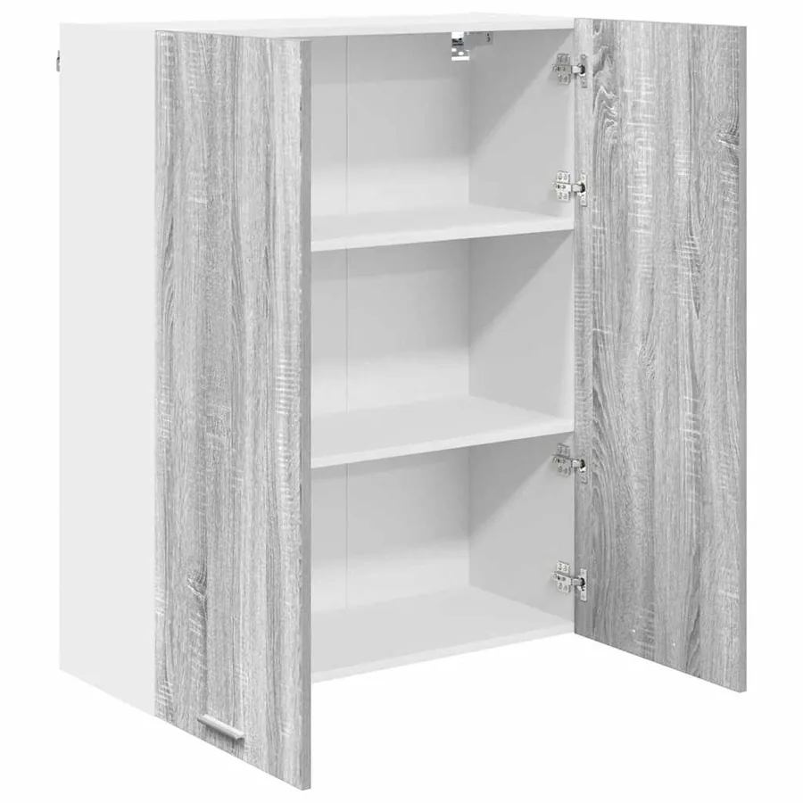 Armoire suspendue avec stockage Gris Sonoma 80 x 31 x 100 cm - 5