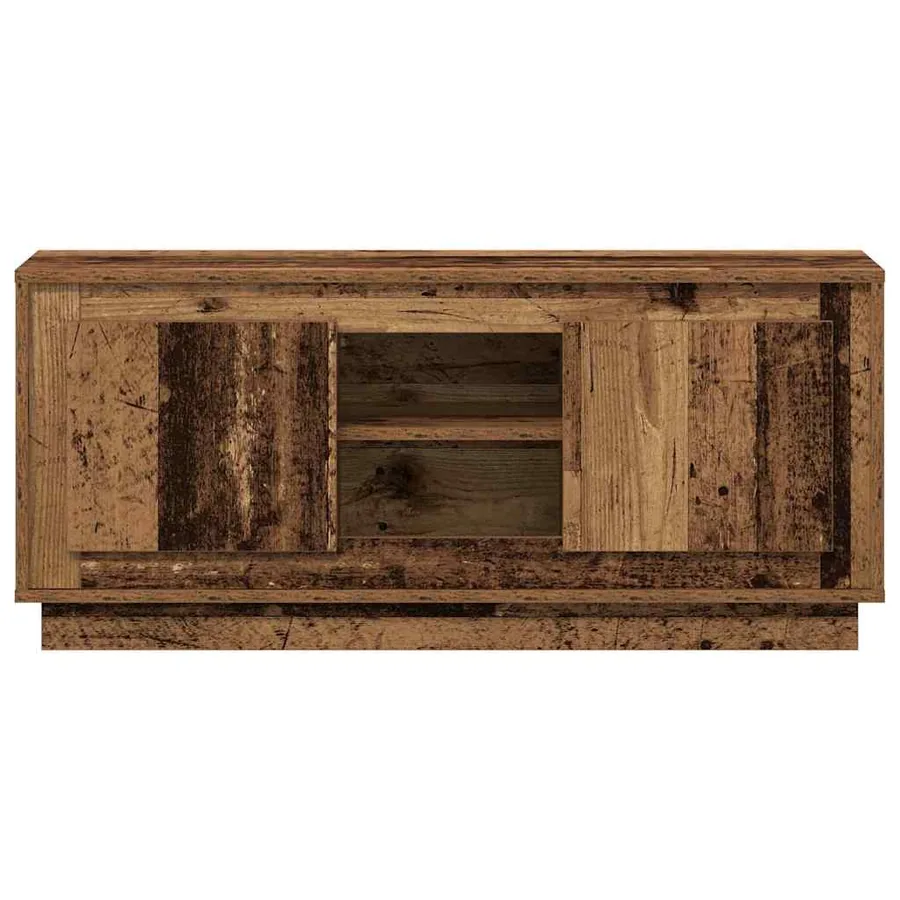 Meuble TV Bois Ancien 102 x 35 x 45 cm Bois d'ingénierie - 6