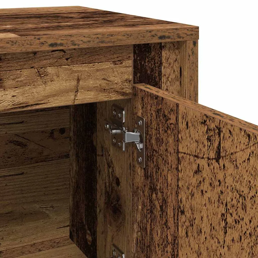 Meuble TV Bois Ancien 102 x 35 x 45 cm Bois d'ingénierie - 9