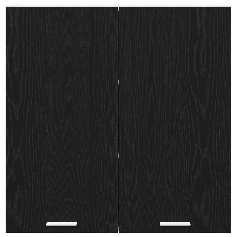 Armoire suspendue Chêne noir 80 x 31 x 80 cm Bois d'ingénierie - 6