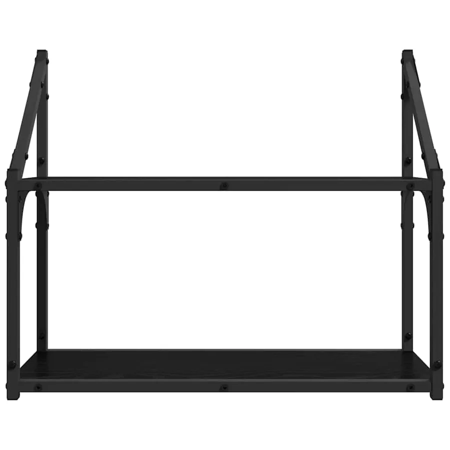 Étagère Murale Chêne noir 60 x 21 x 51 cm Bois d'ingénierie - 5