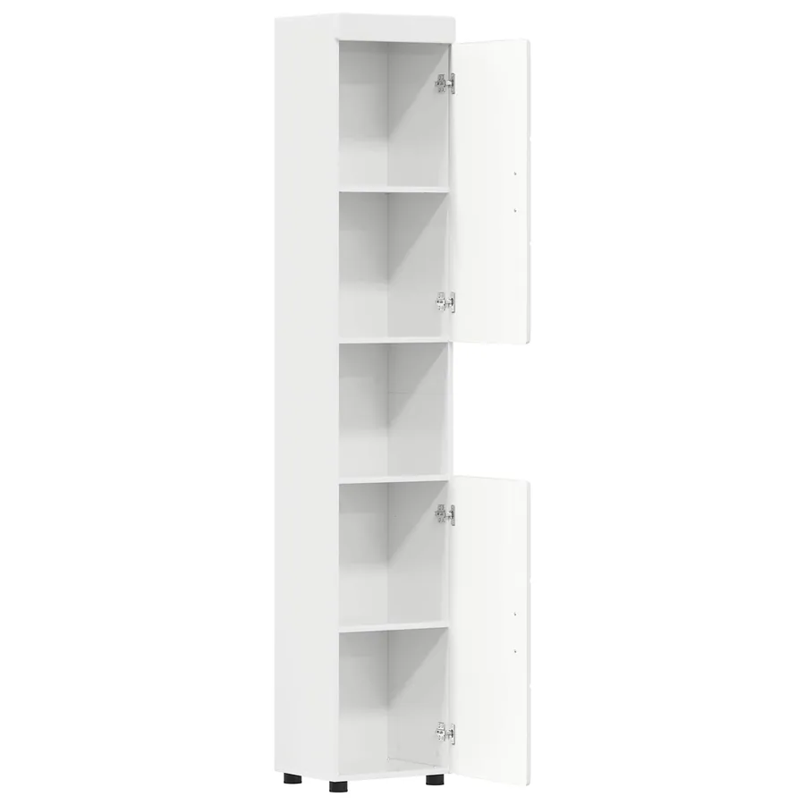 Ensemble d'armoire de salle de bain TULUM Blanc brillant - 5