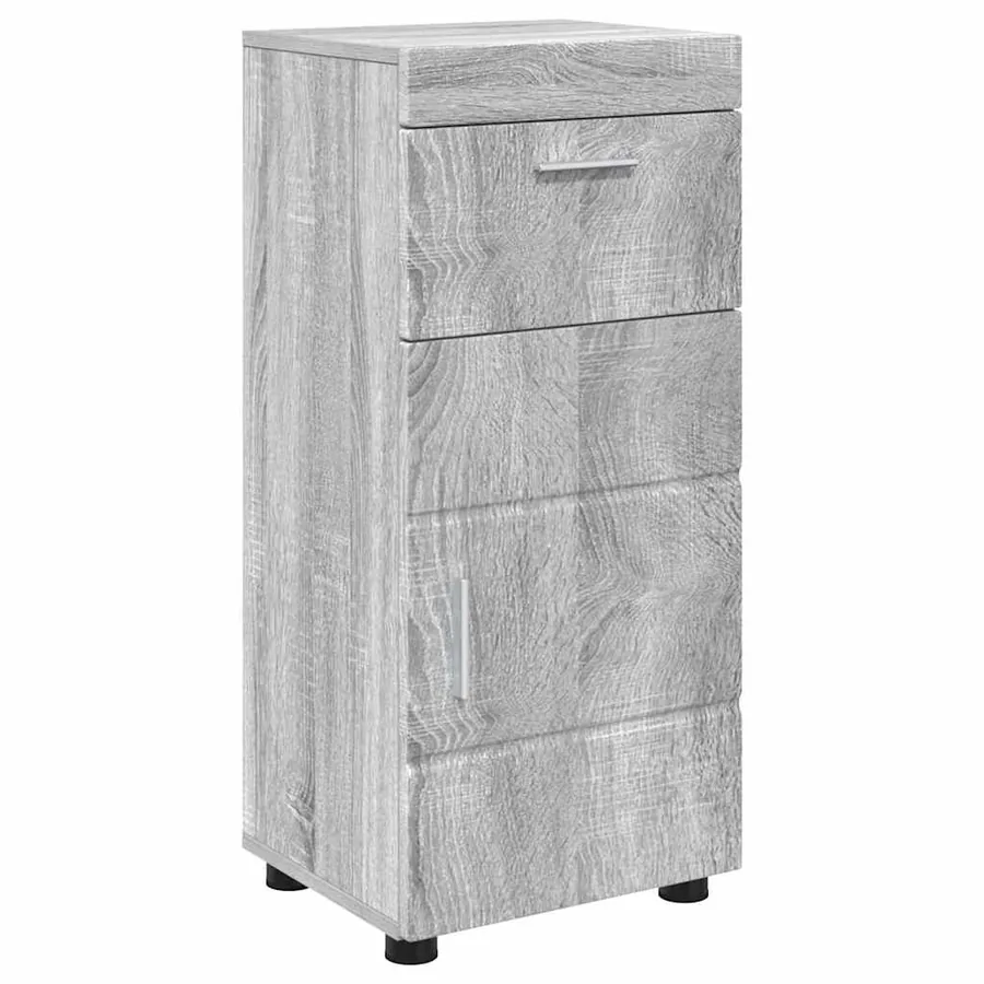 Ensemble de mobilier de salle de bain TULUM 4 pcs Gris Sonoma - 5