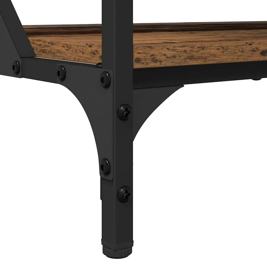 Table basse Bois Ancien 70x50x50cm Bois d'ingénierie - 9
