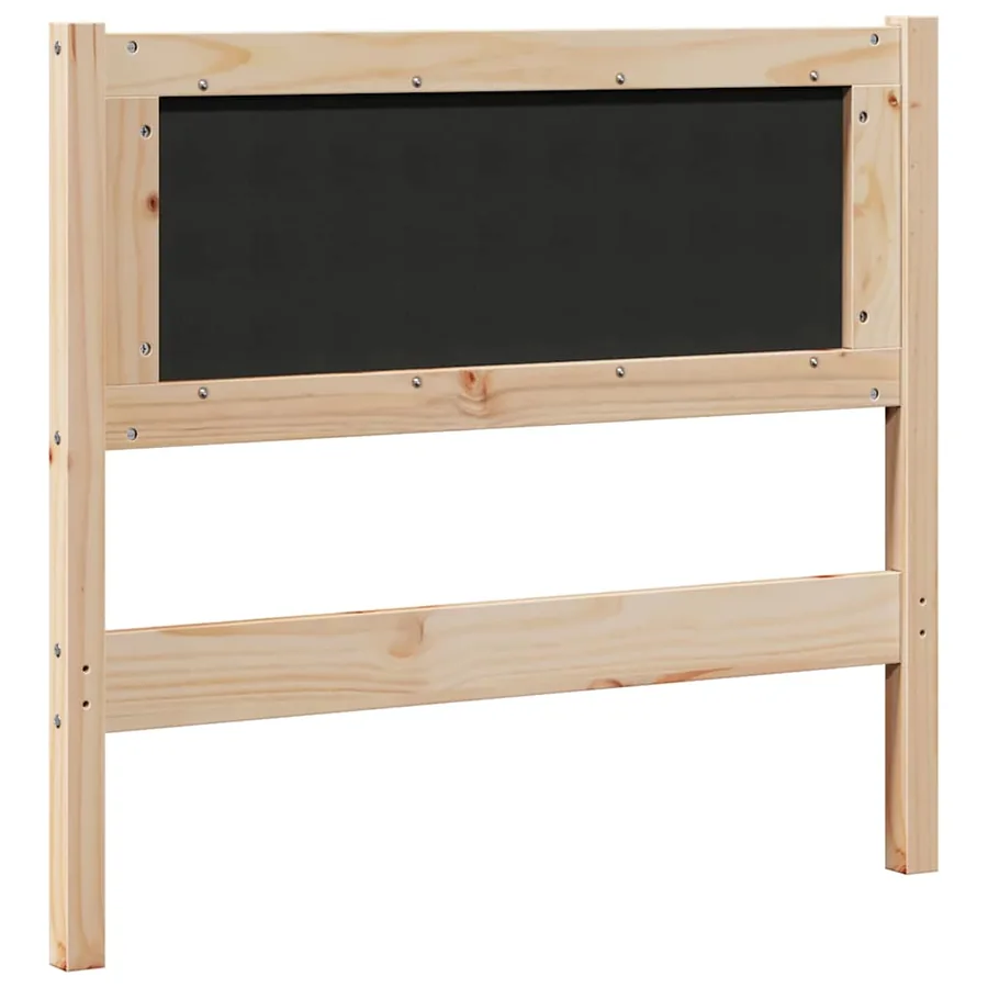 Tête de lit Autre Marron 90 cm Bois massif en pin - 6