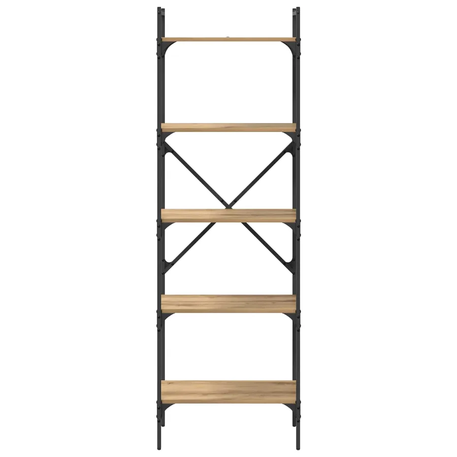 Bibliothèque 5 niveaux 56 x 32 x 174 cm Bois d'ingénierie - 5
