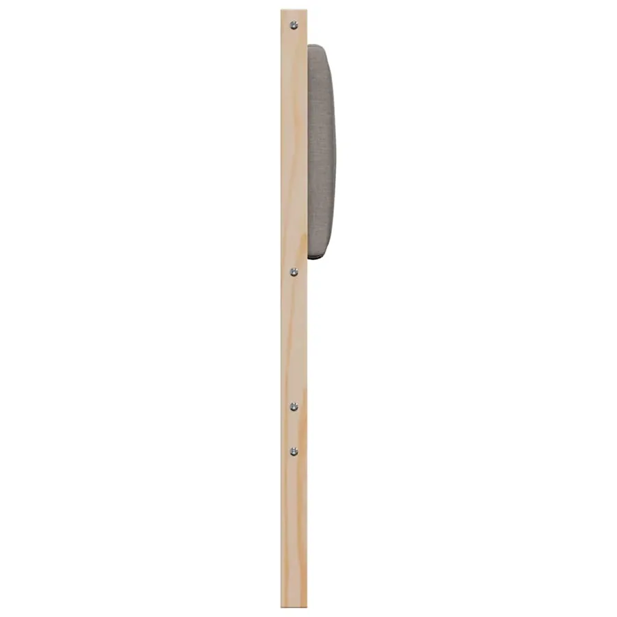 Tête de lit capitonnée Marron 100 cm Pin massif - 5