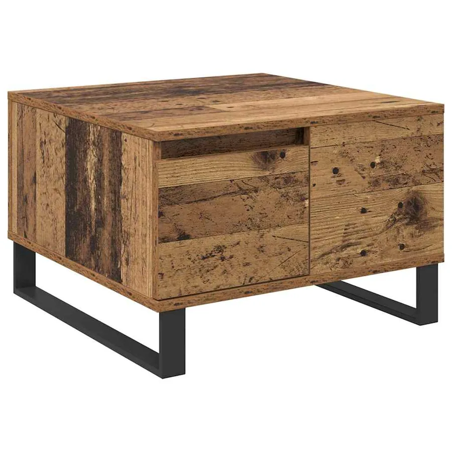 Table basse Bois Ancien 55 x 55 x 36,5 cm Bois d'ingénierie - 2
