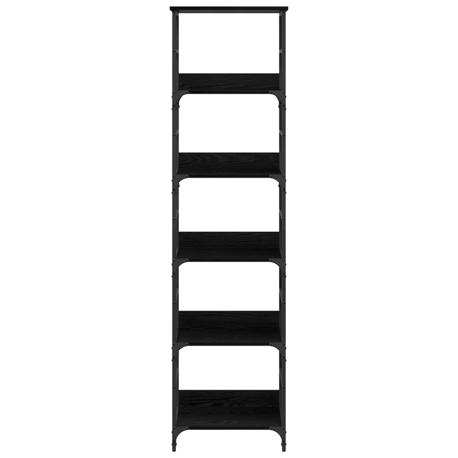 Étagère Chêne noir 50 x 33 x 188,5 cm Bois d'ingénierie - 5