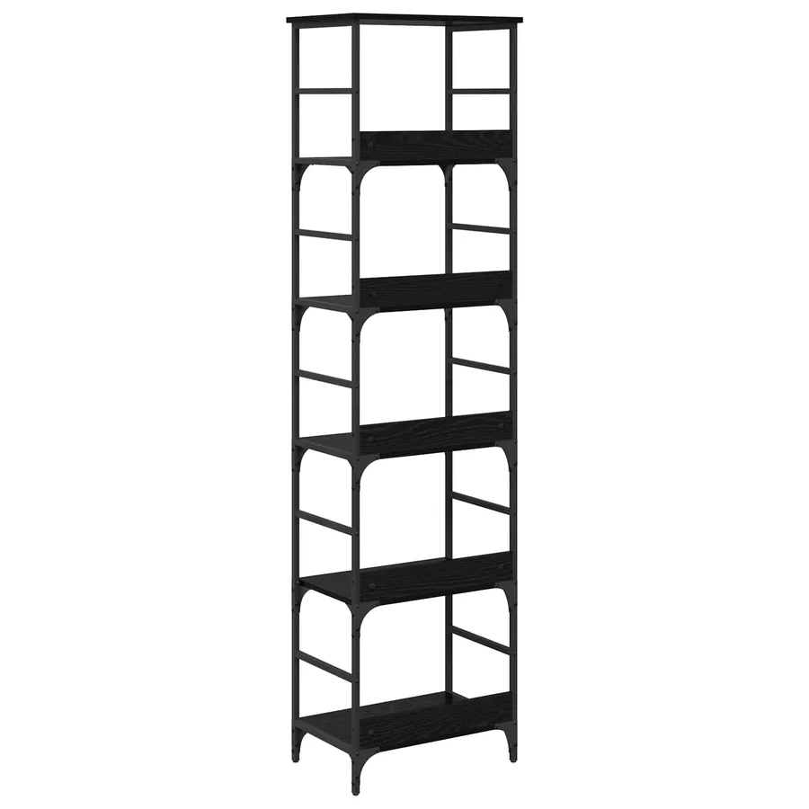 Étagère Chêne noir 50 x 33 x 188,5 cm Bois d'ingénierie - 7