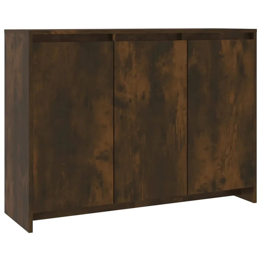 Buffet Chêne fumé 102x33x75 cm Bois d'ingénierie - 2