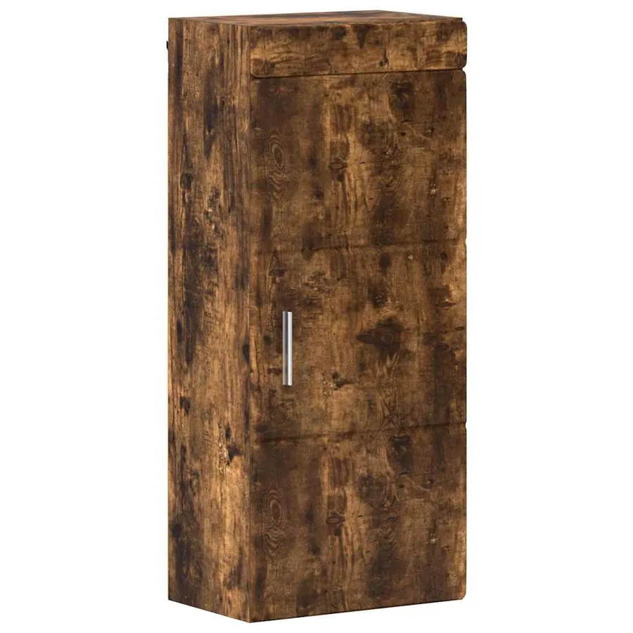 Armoire murale de salle de bain avec étagère TULUM Chêne fumé - 2