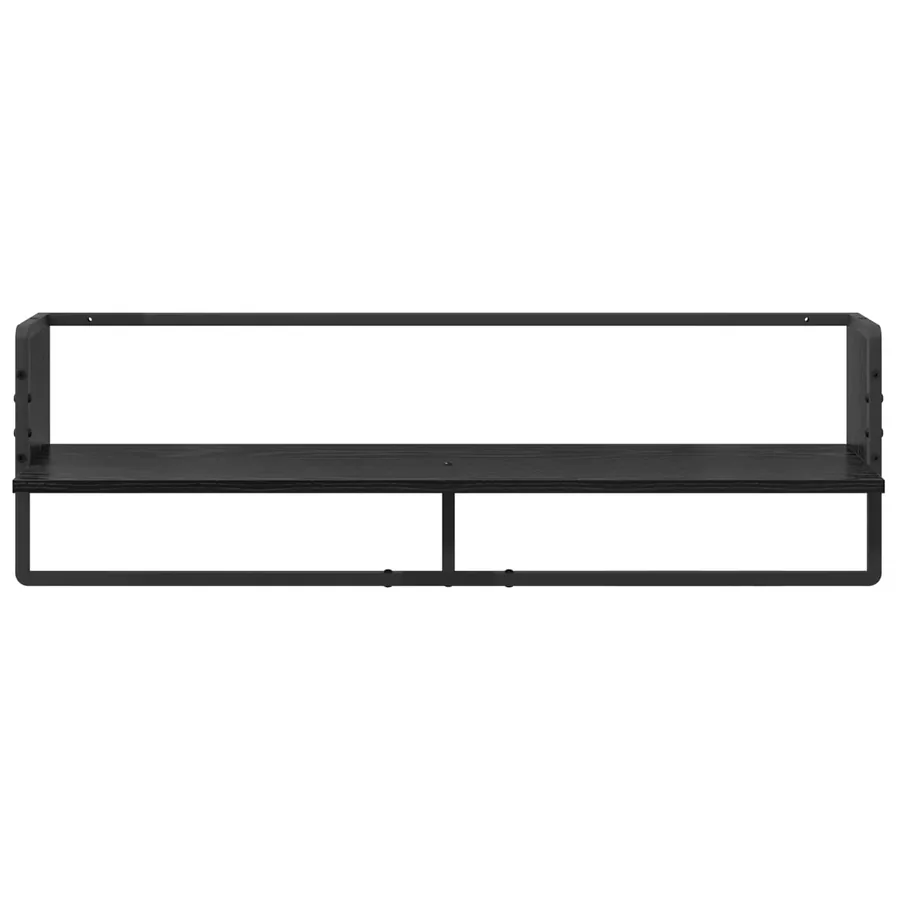 Ensemble d'étagères murales 6 pcs Chêne noir 100 x 25 x 30 cm - 15