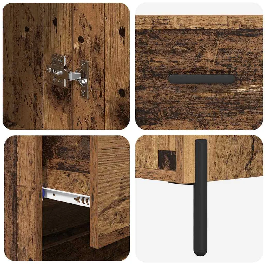 Haut Armoire Bois Ancien 69,5 x 32,5 x 180 cm Bois d'ingénierie - 11