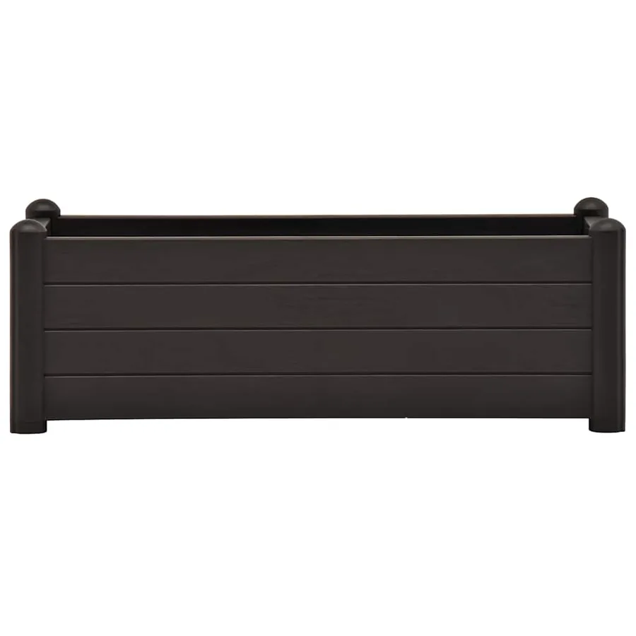 Lit surélevé de jardin PP Anthracite 100x43x35 cm - 3