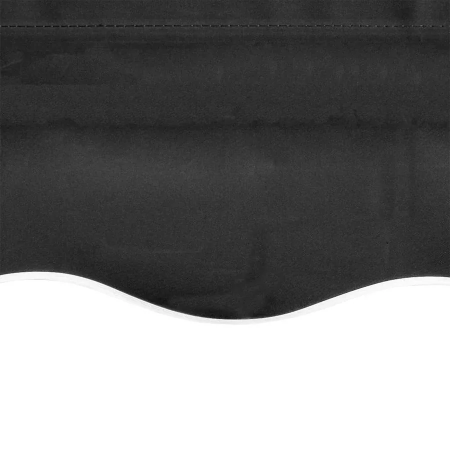 Tissu de remplacement pour auvent gris 5x3 m polyester - 4