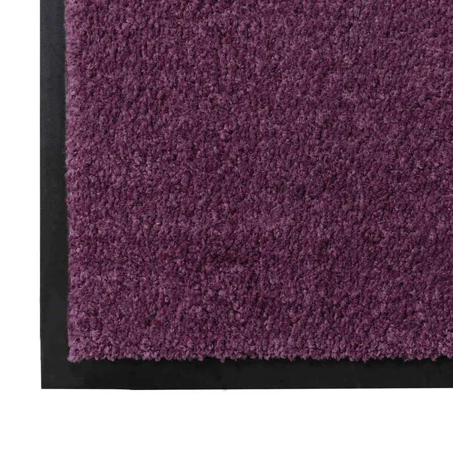 Tapis de porte Bordeaux 60 x 40 x 1.2 cm Tissu en teddy - 4
