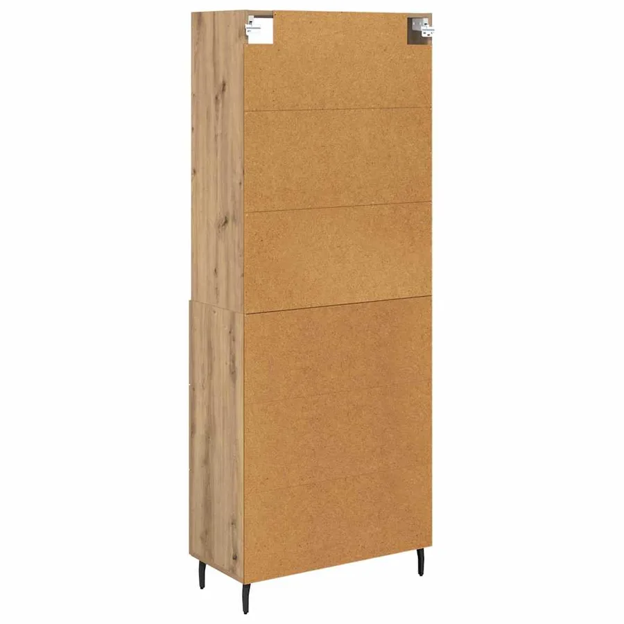 Haut Armoire 2 pcs Chêne artisanal 69,5 x 32,5 x 180 cm - 10