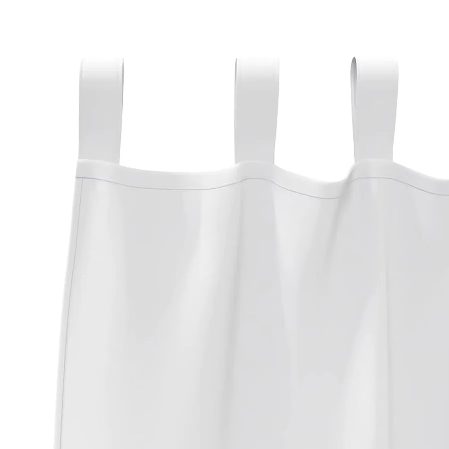 Rideaux occultants avec anneaux 2 pcs Blanc pur 175 x 140 cm - 5