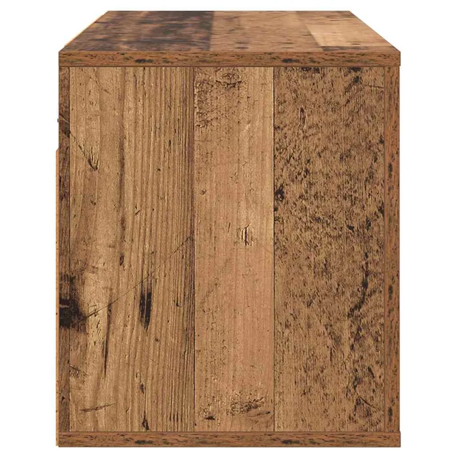 Meuble TV mural Bois ancien 80 x 34,5 x 40 cm Bois d'ingénierie - 6