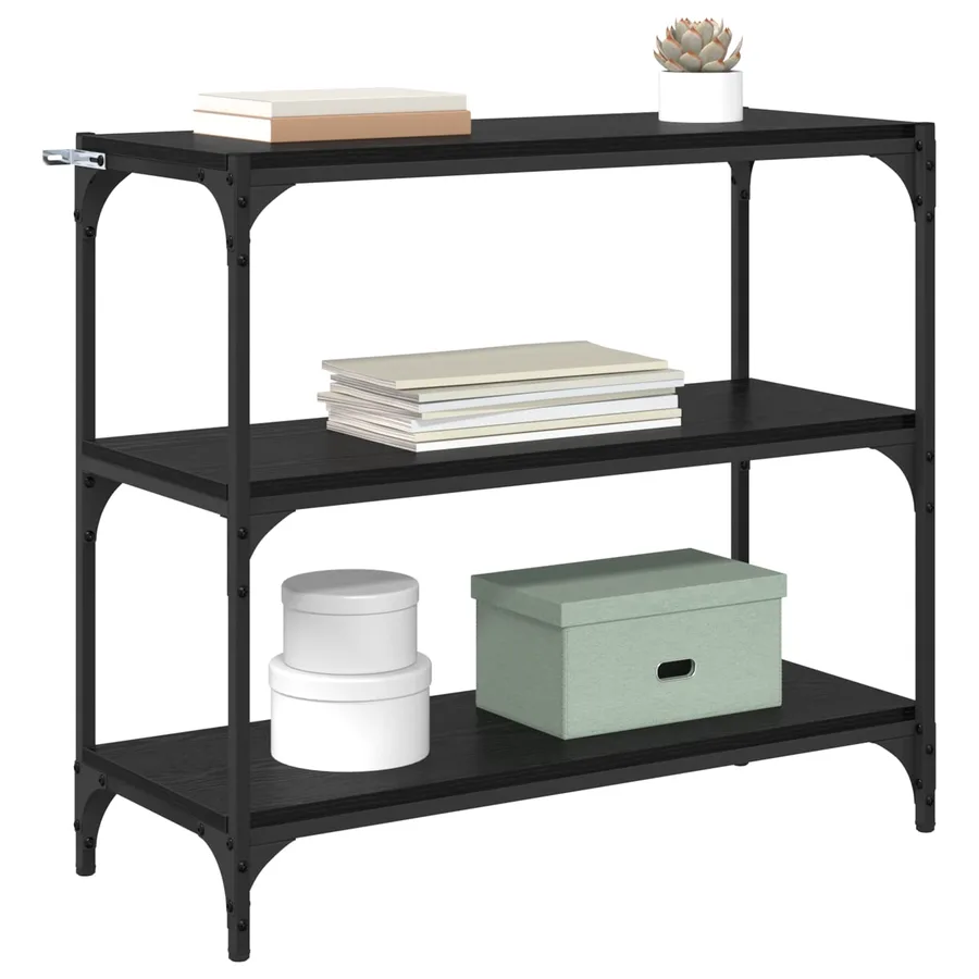Bibliothèque Chêne noir 80 x 33 x 70,5 cm - 3