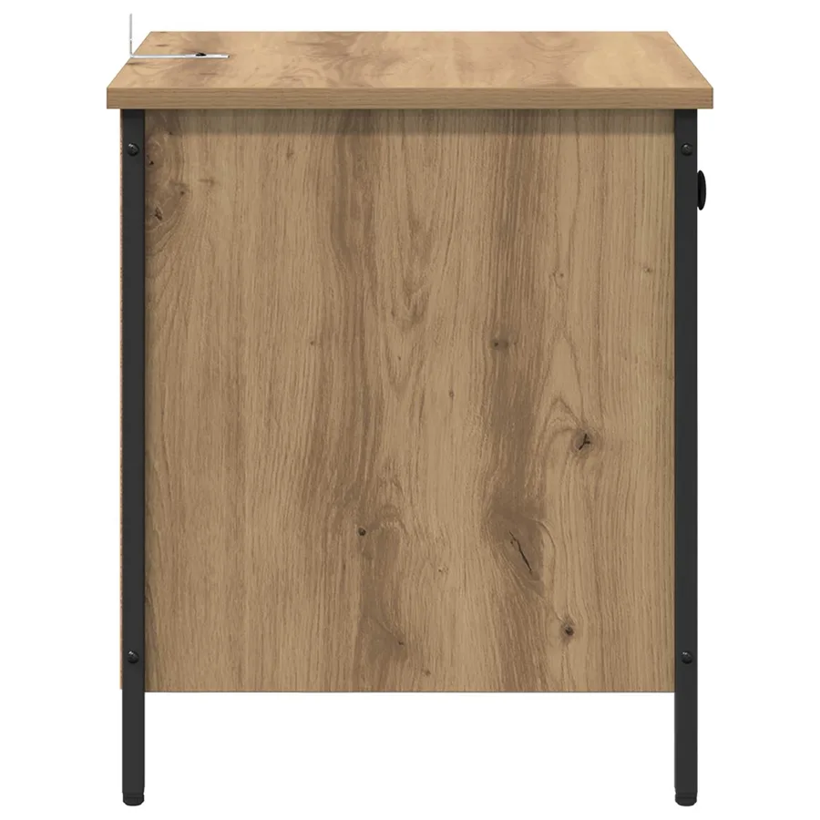 Cabinet de chevet Chêne artisanal 40 x 42 x 50 cm - 7