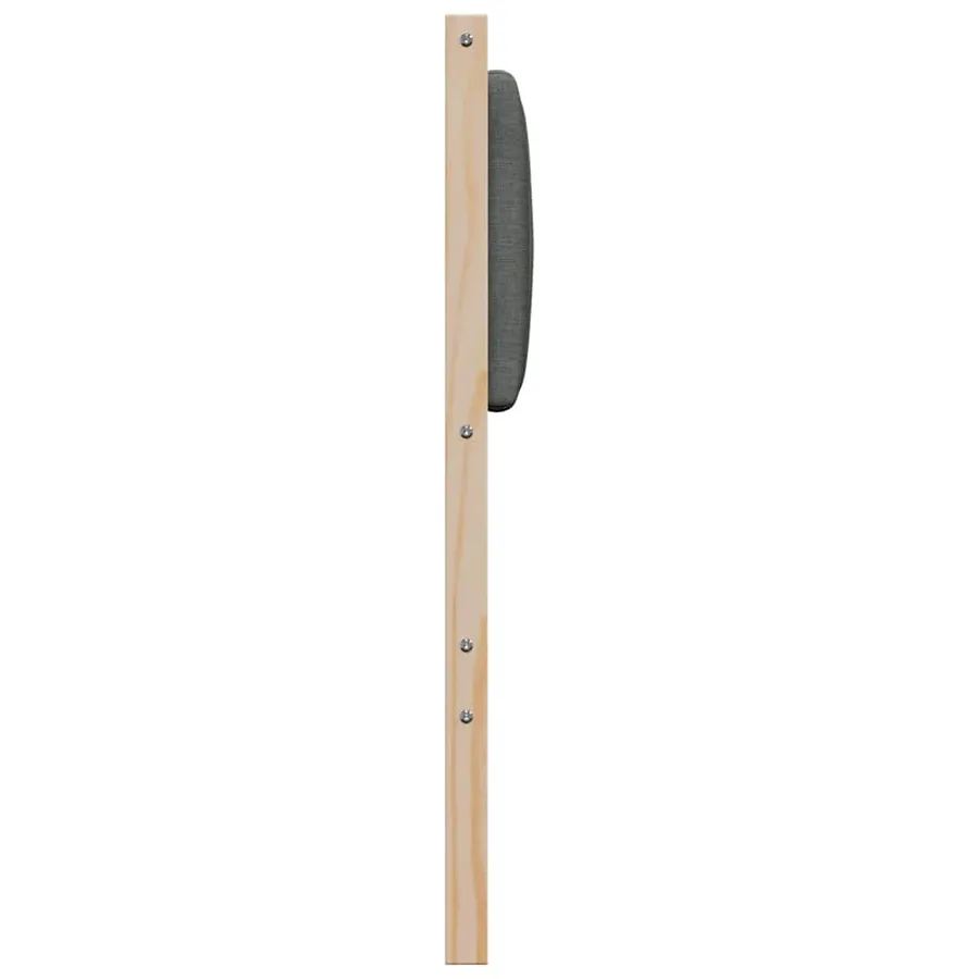 Tête de lit capitonnée Marron 100 cm Pin massif - 5