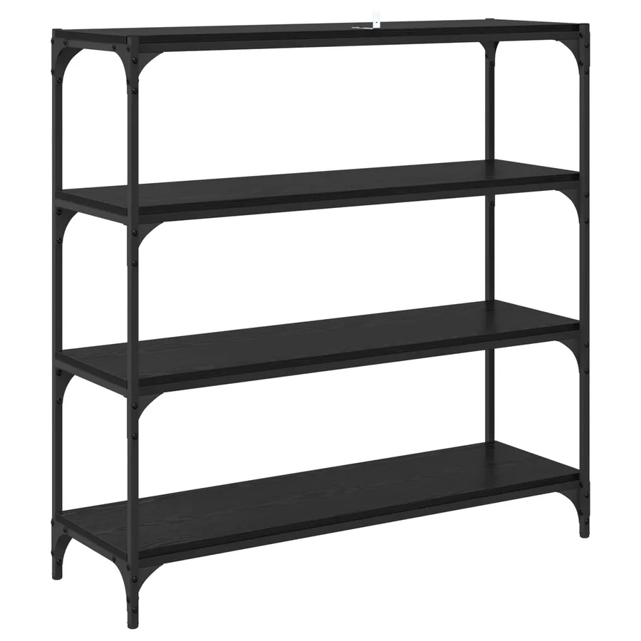 Bibliothèque Chêne noir 100 x 33 x 100 cm - 7