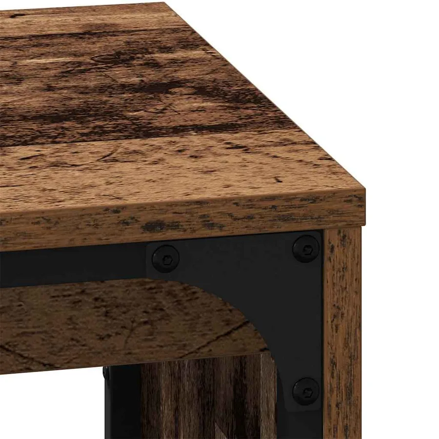 Table basse 3 pcs Bois ancien Bois d'ingénierie - 10