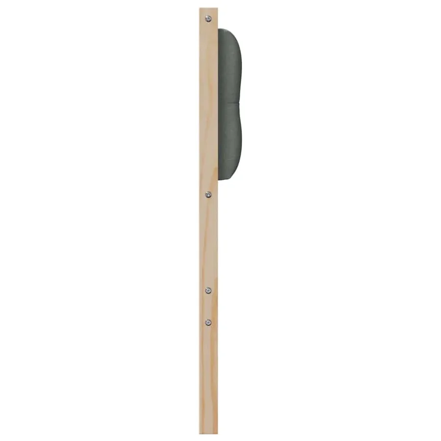 Tête de lit marron et gris foncé 160 cm Bois massif en pin - 5