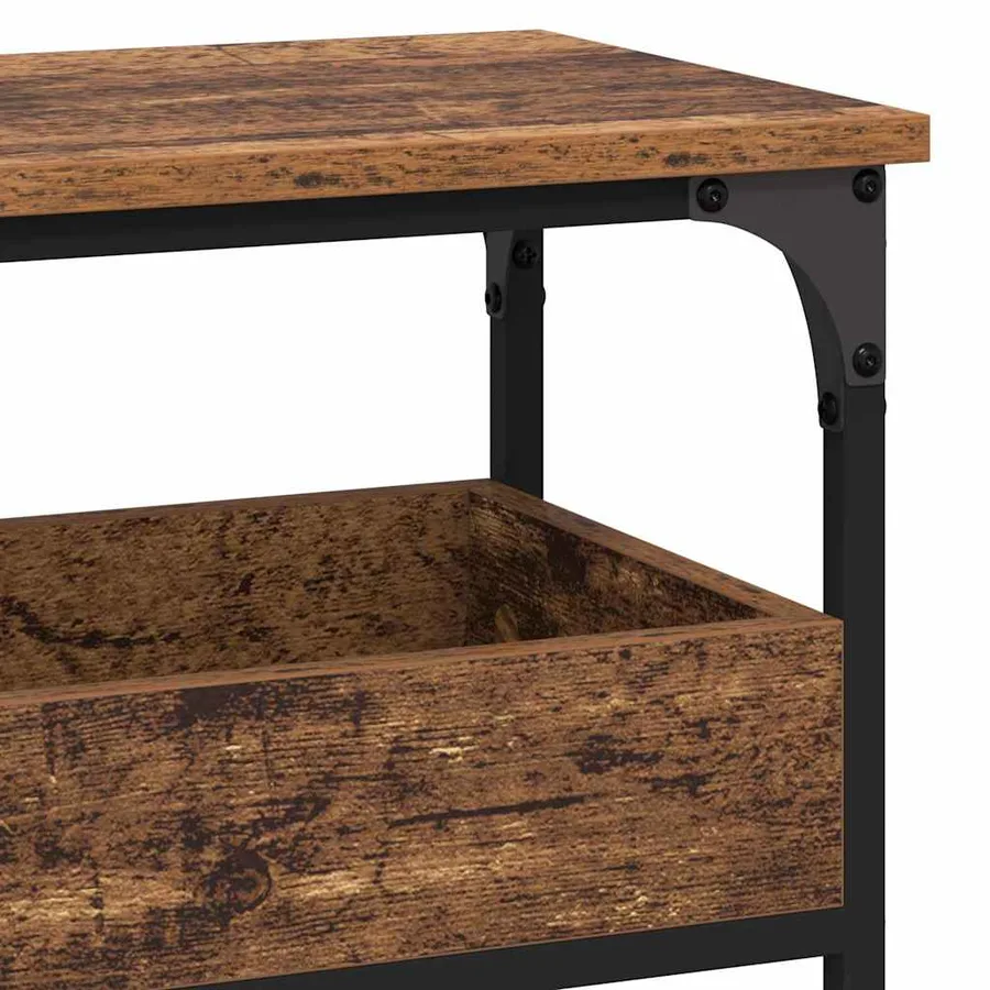 Table console Bois ancien 100 x 29 x 75 cm Bois d'ingénierie - 9