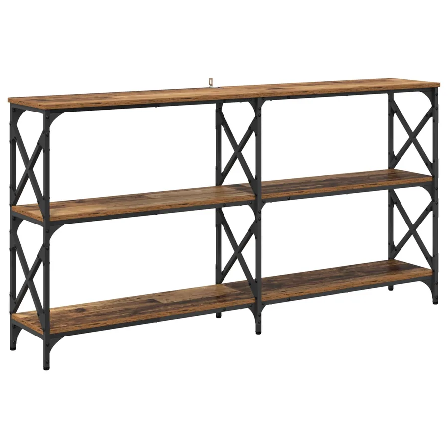 Table console Bois ancien 156 x 28 x 80,5 cm Bois d'ingénierie - 2