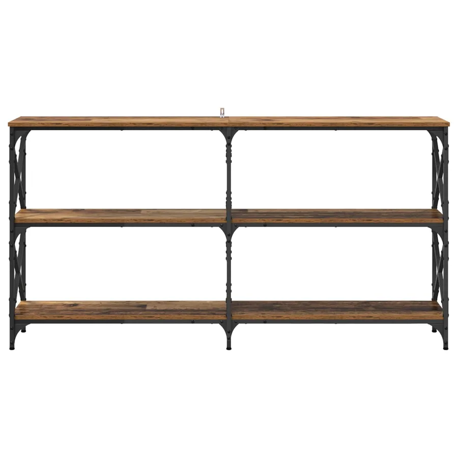 Table console Bois ancien 156 x 28 x 80,5 cm Bois d'ingénierie - 5