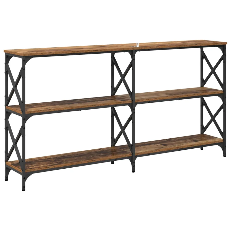 Table console Bois ancien 156 x 28 x 80,5 cm Bois d'ingénierie - 7