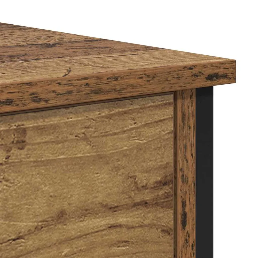 Table de chevet avec tiroir 2 pcs Bois ancien 34 x 35,5 x 45 cm - 11