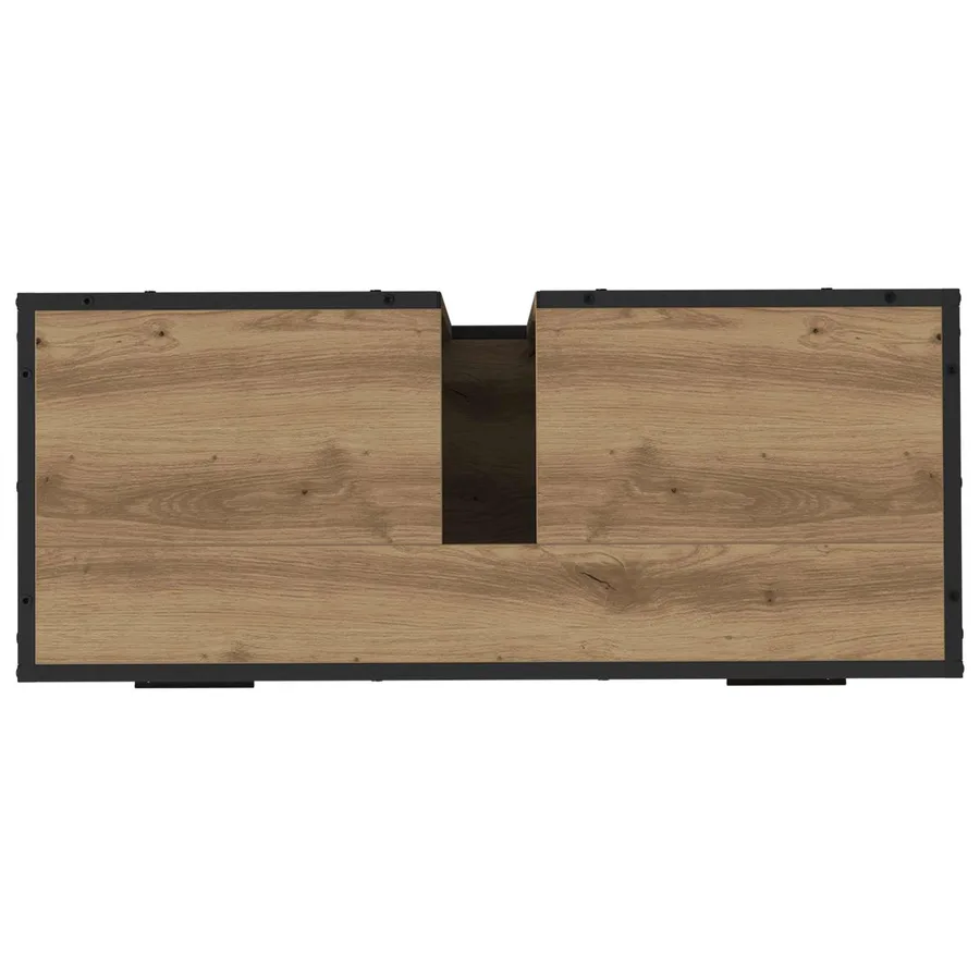 Cabinet de salle de bain Chêne artisanal 80 x 33 x 60 cm - 9