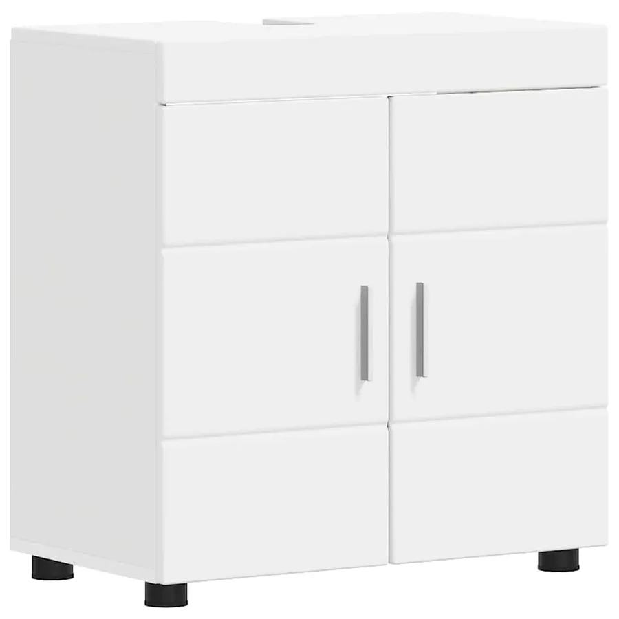 Ensemble de mobilier de salle de bain TULUM 4 pcs Blanc - 4