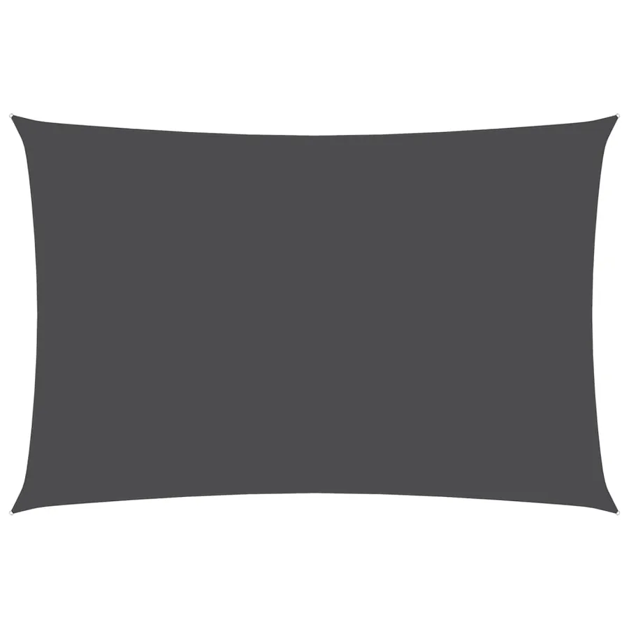 Voile de parasol tissu oxford rectangulaire 6x8 m anthracite - 2
