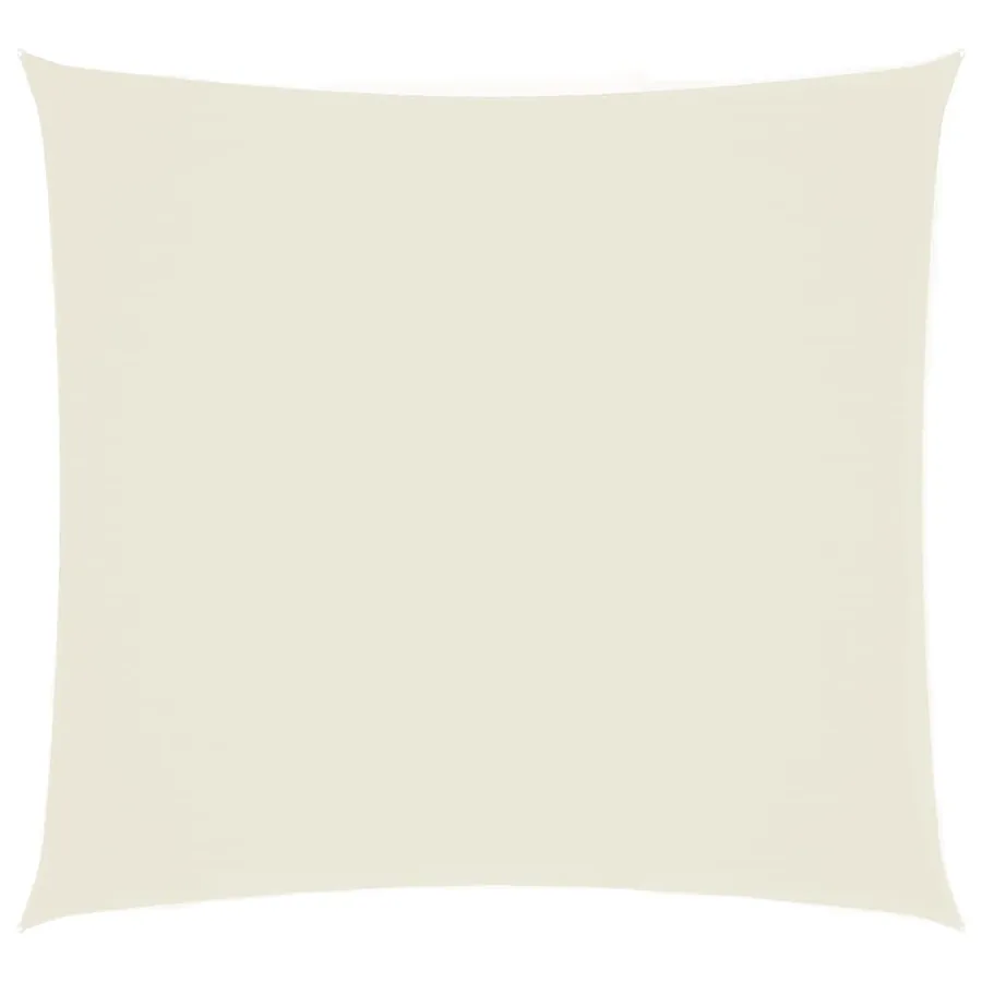 Voile de parasol Tissu Oxford carré 2,5x2,5 m Crème - 2