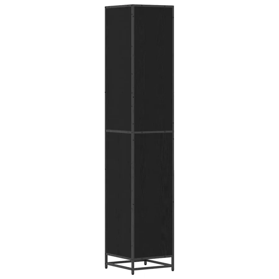 Ensemble de mobilier de salle de bain avec étagère Chêne noir - 7