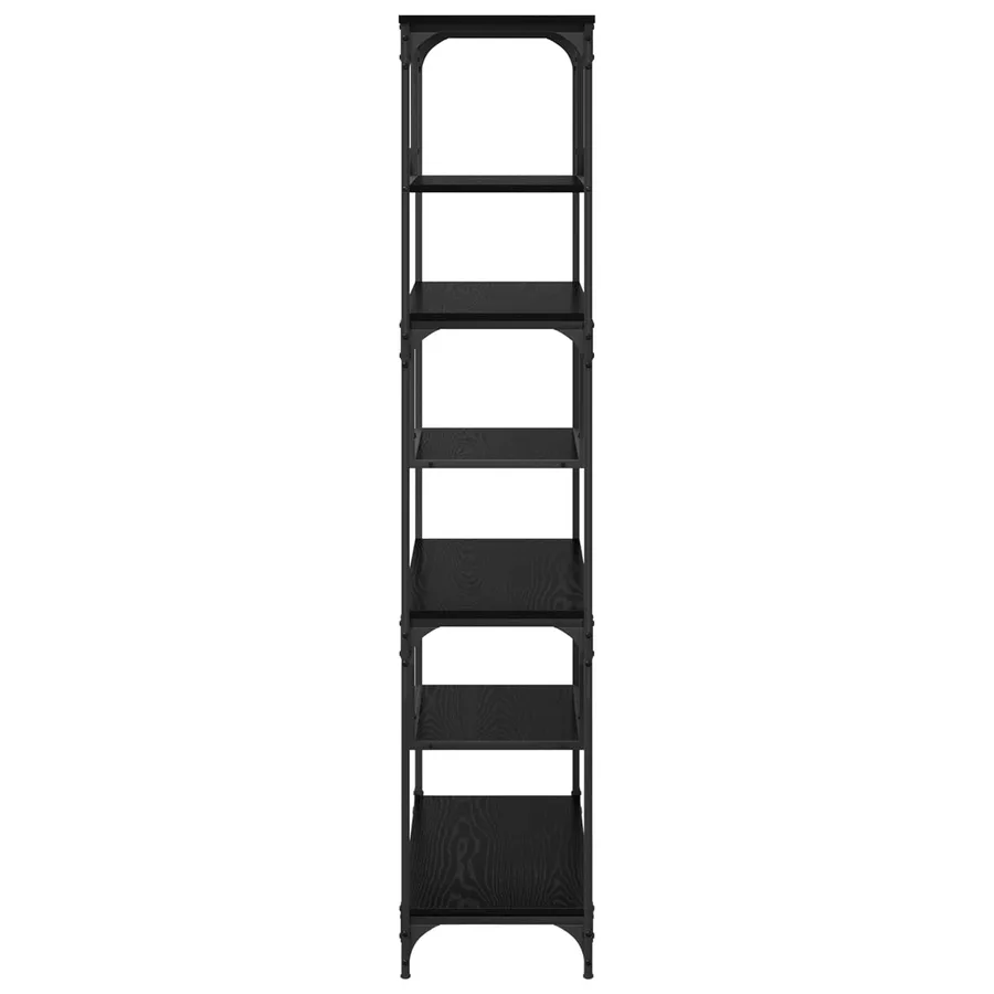 Bibliothèque Chêne noir 81 x 36 x 176 cm Bois d'ingénierie - 6