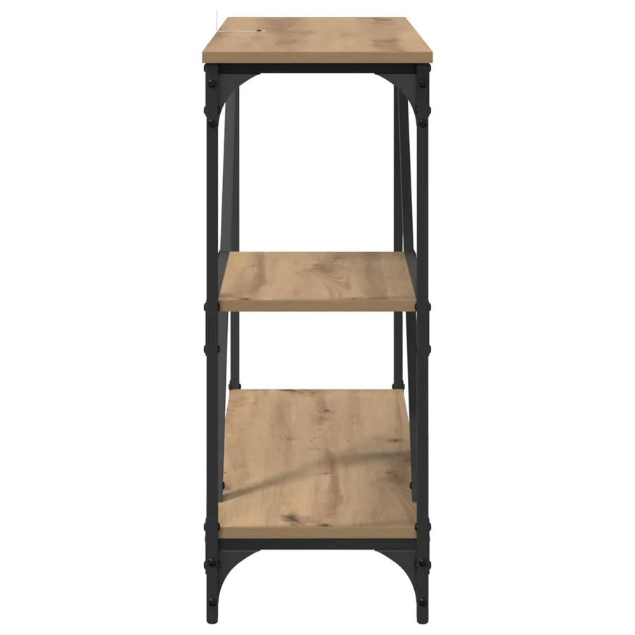 Table console Chêne artisanal 88,5 x 30 x 75 cm - 6
