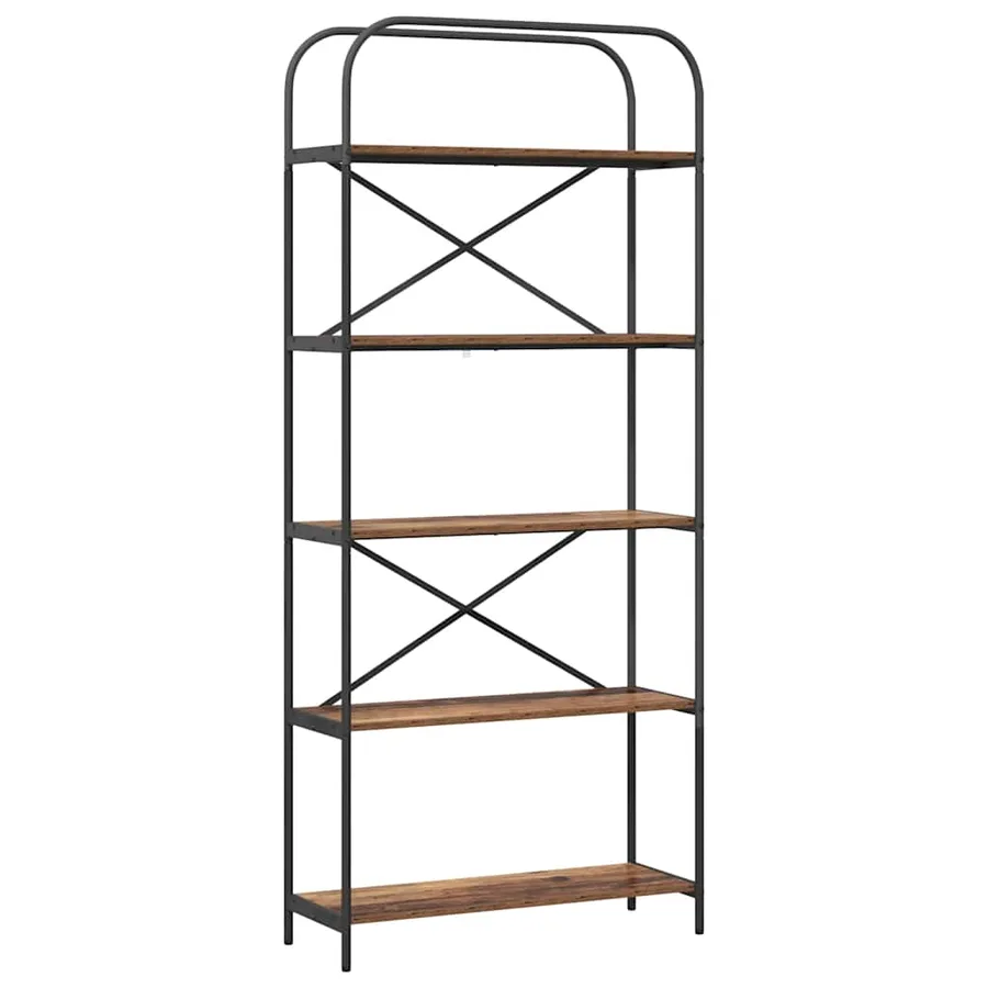 Étagère Bois ancien 80 x 30 x 183 cm Bois d'ingénierie - 2