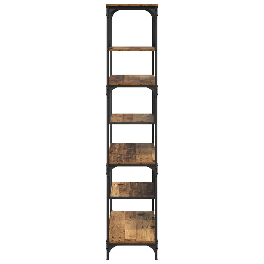 Bibliothèque Bois ancien 81 x 36 x 176 cm Bois d'ingénierie - 6