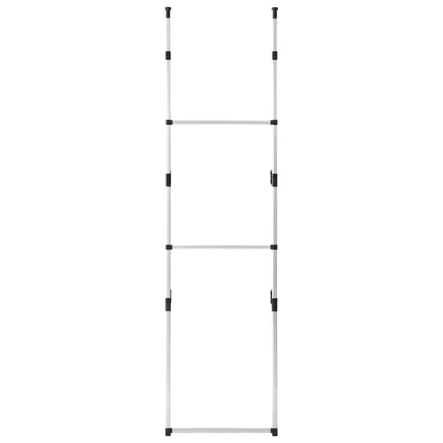 Système de garde-robe télescopique avec barres Aluminium - 5