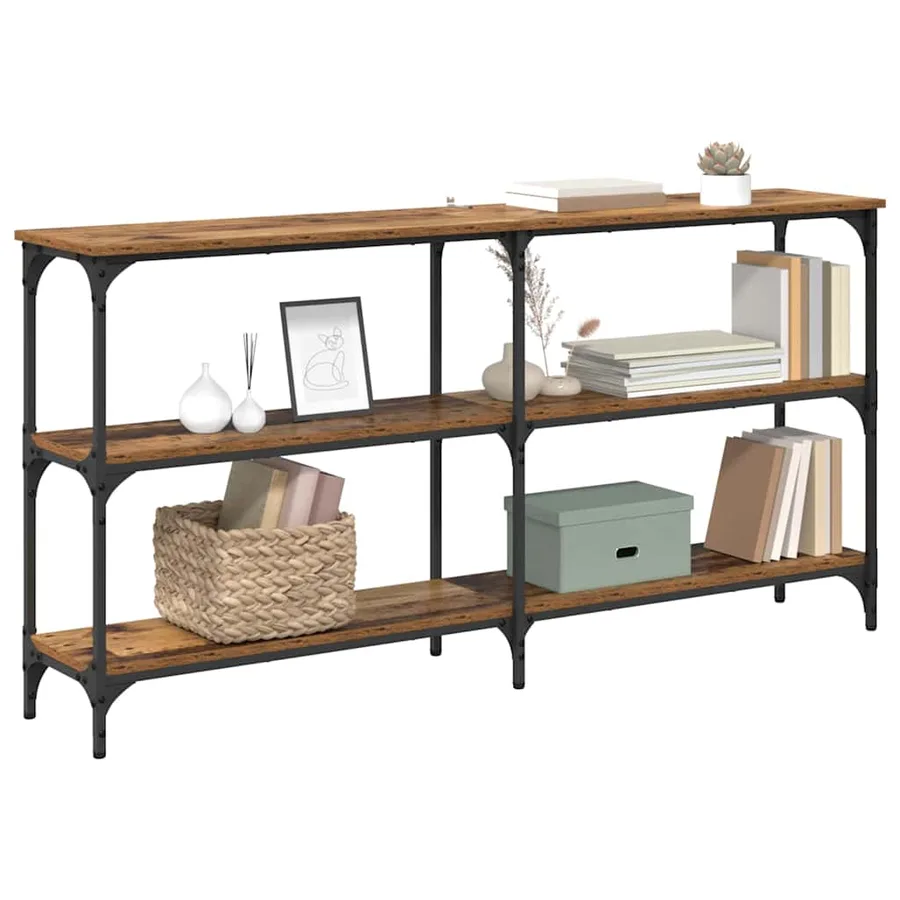Table console Bois Ancien 150 x 29 x 75 cm - 3