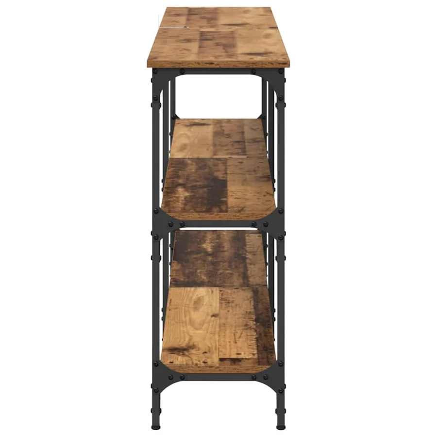 Table console Bois Ancien 150 x 29 x 75 cm - 6