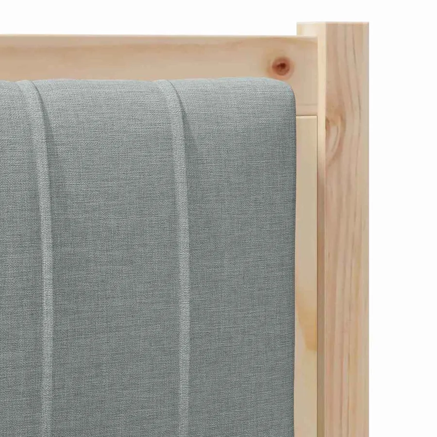 Tête de lit capitonnée avec tête de lit Marron 75 cm Pin massif - 7